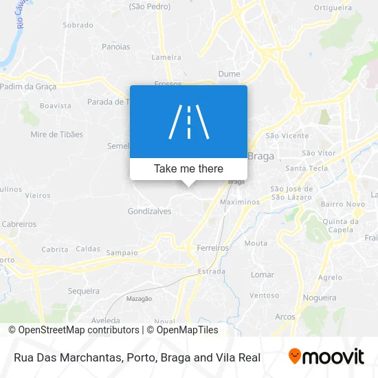 Rua Das Marchantas map
