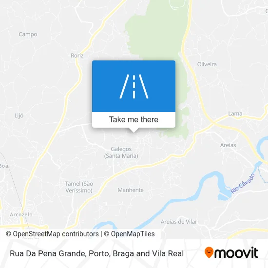 Rua Da Pena Grande map