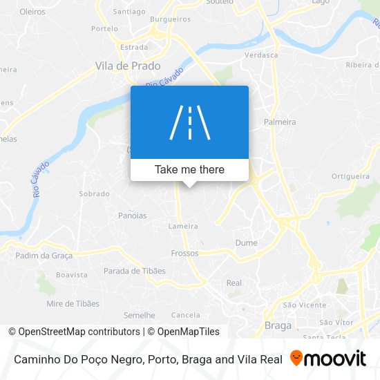 Caminho Do Poço Negro map