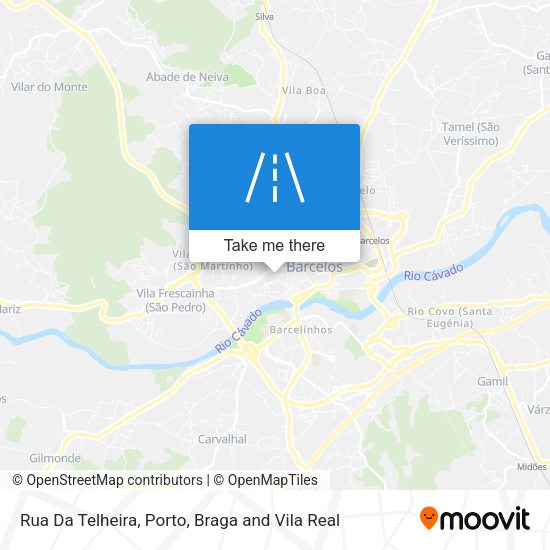 Rua Da Telheira mapa