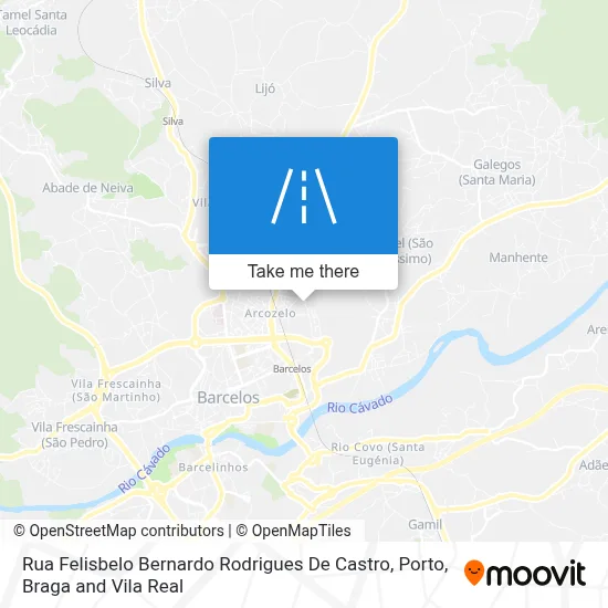 Rua Felisbelo Bernardo Rodrigues De Castro map