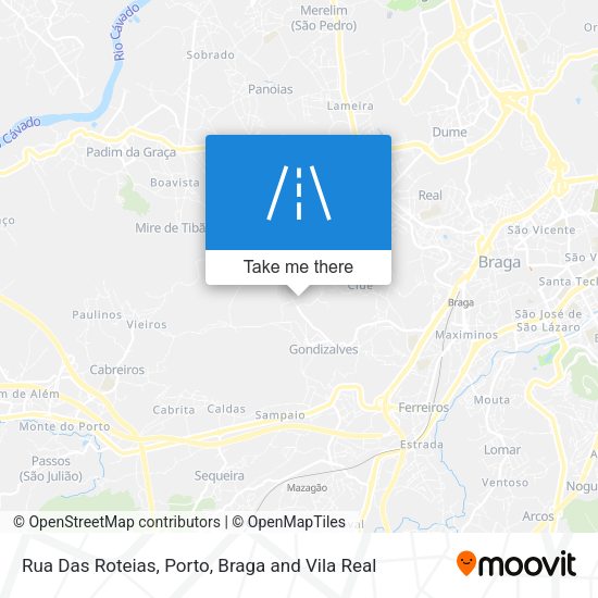 Rua Das Roteias mapa