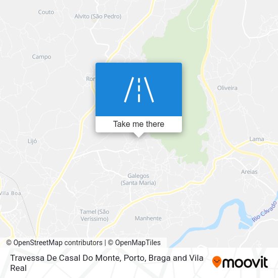 Travessa De Casal Do Monte mapa