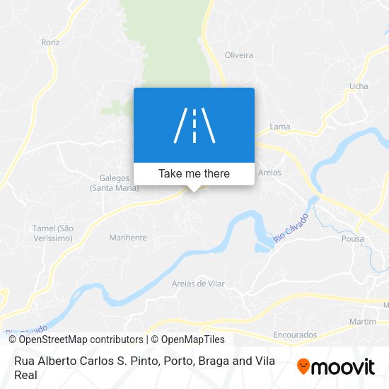 Rua Alberto Carlos S. Pinto mapa