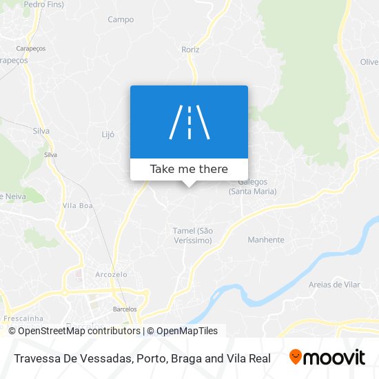 Travessa De Vessadas mapa