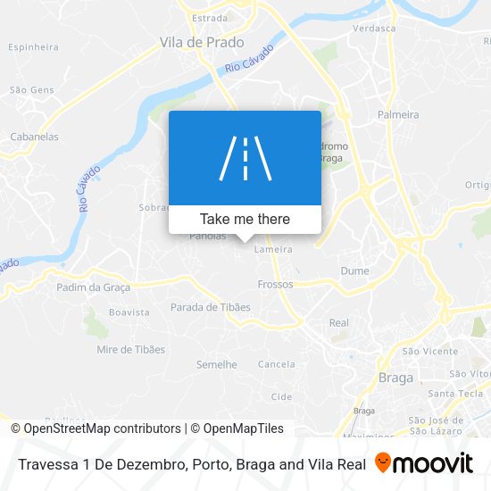 Travessa 1 De Dezembro mapa