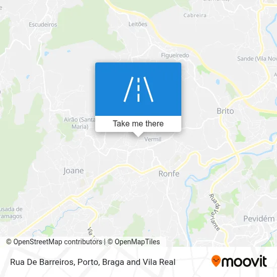 Rua De Barreiros map