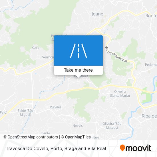 Travessa Do Covêlo mapa