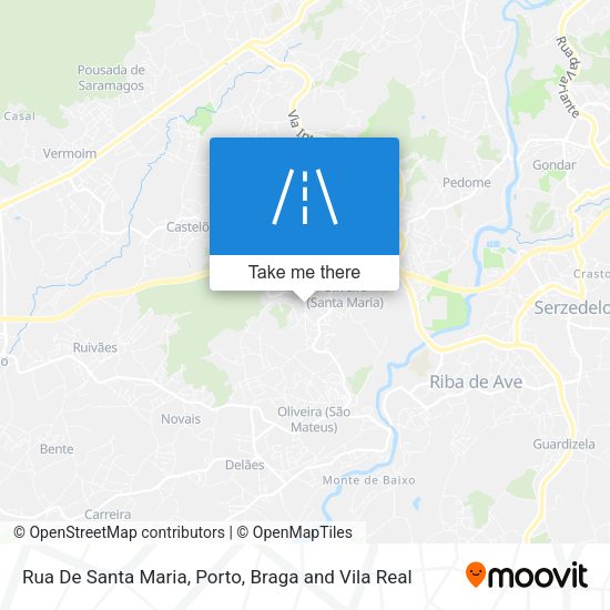Rua De Santa Maria mapa