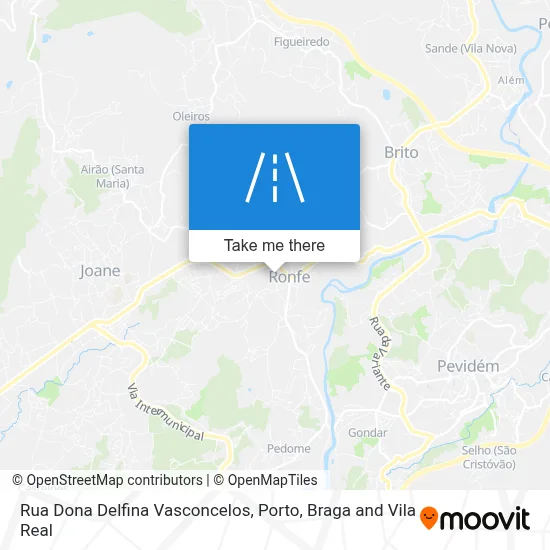 Rua Dona Delfina Vasconcelos map