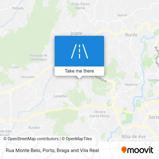 Rua Monte Belo map