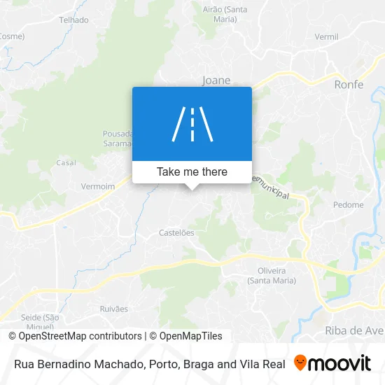 Rua Bernadino Machado map