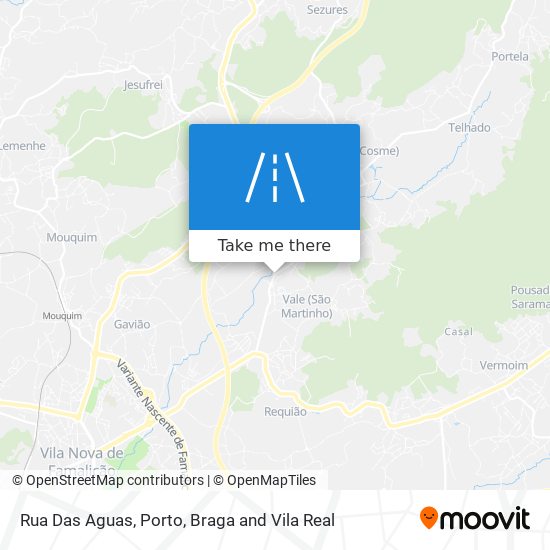 Rua Das Aguas map