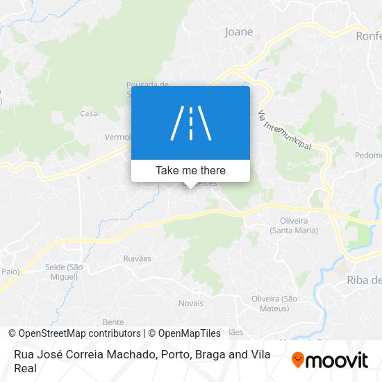 Rua José Correia Machado map