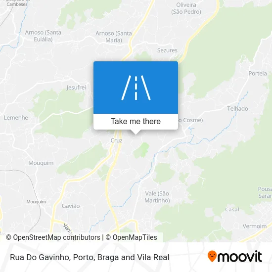 Rua Do Gavinho map
