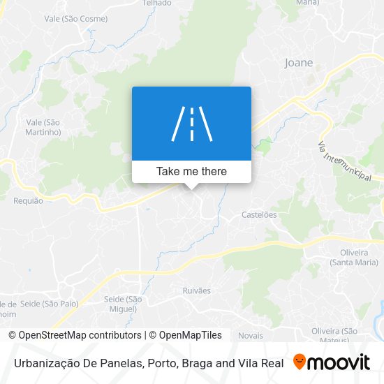 Urbanização De Panelas map