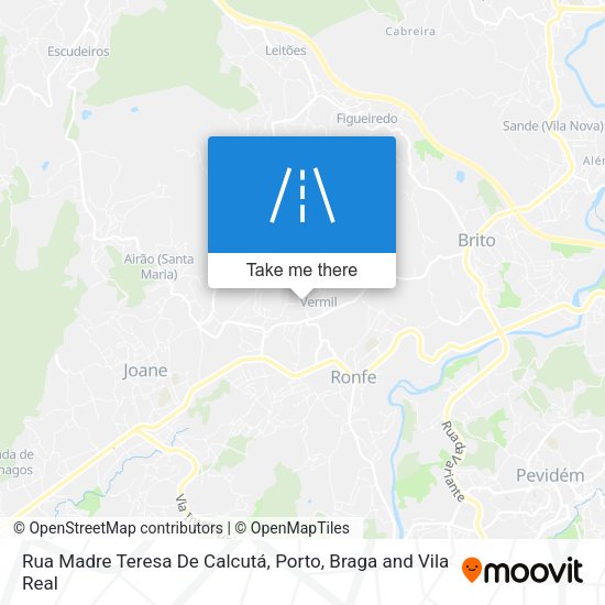 Rua Madre Teresa De Calcutá map