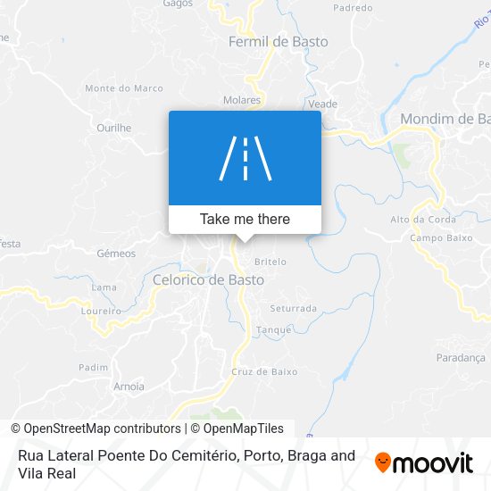 Rua Lateral Poente Do Cemitério map