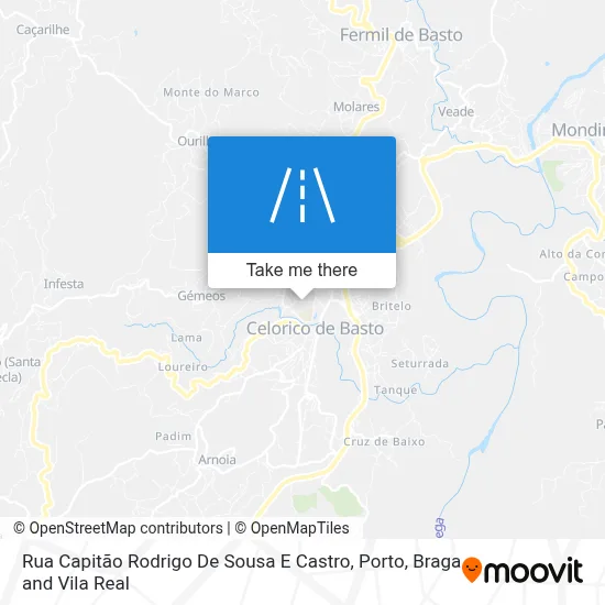 Rua Capitão Rodrigo De Sousa E Castro map