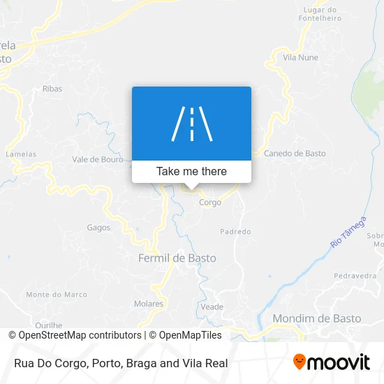 Rua Do Corgo map