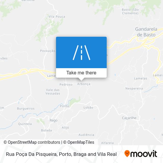 Rua Poça Da Pisqueira mapa