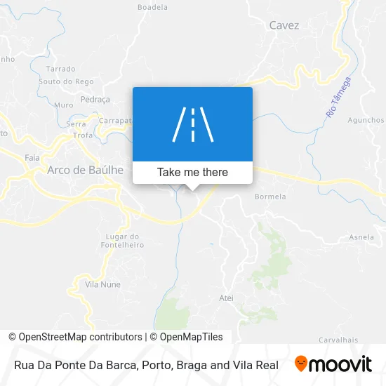 Rua Da Ponte Da Barca map