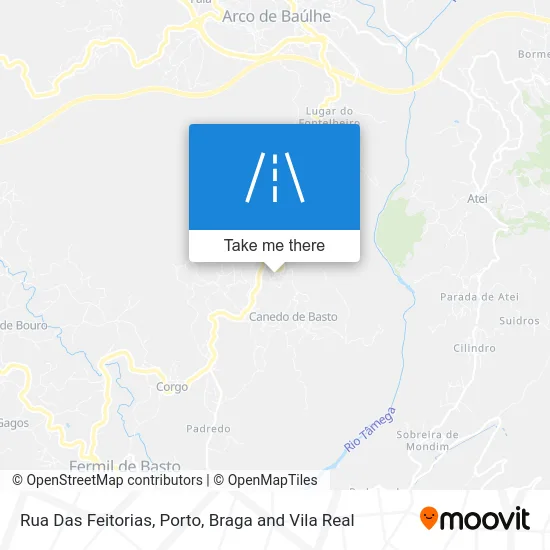 Rua Das Feitorias map