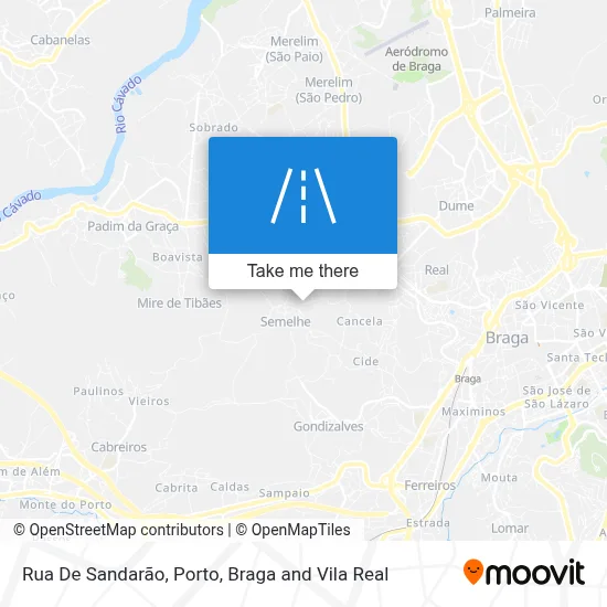 Rua De Sandarão map