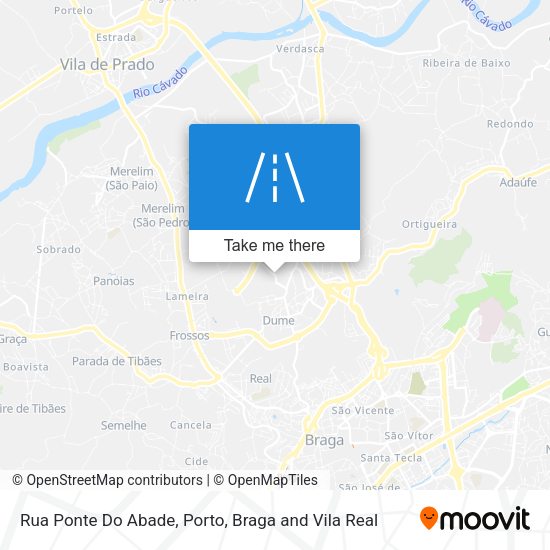 Rua Ponte Do Abade mapa