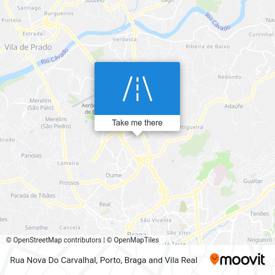 Rua Nova Do Carvalhal mapa