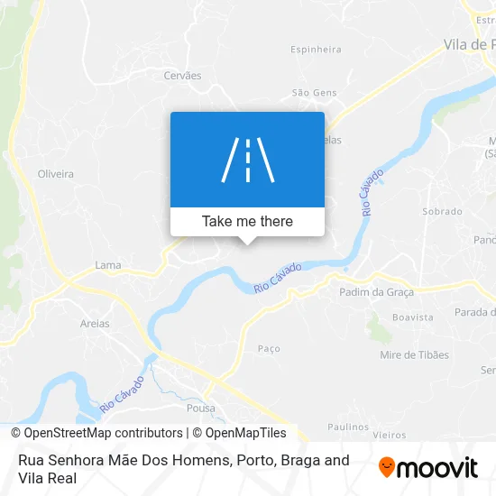 Rua Senhora Mãe Dos Homens map