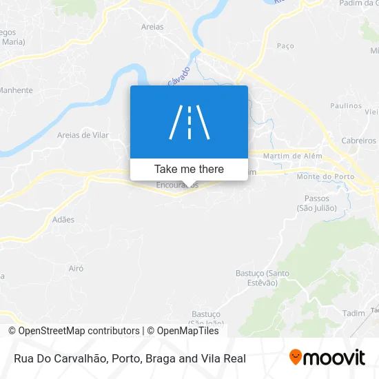 Rua Do Carvalhão map