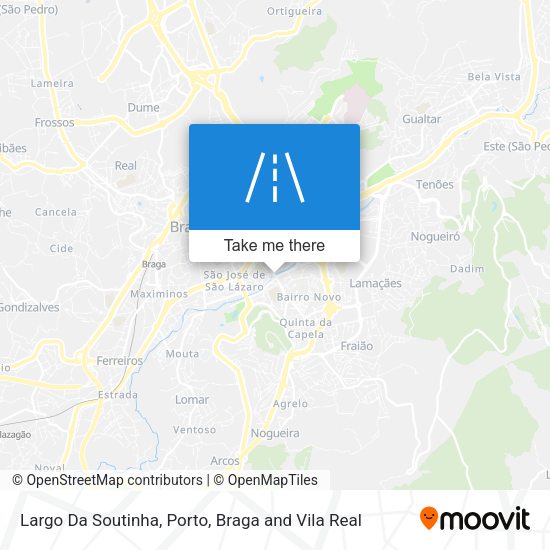 Largo Da Soutinha mapa
