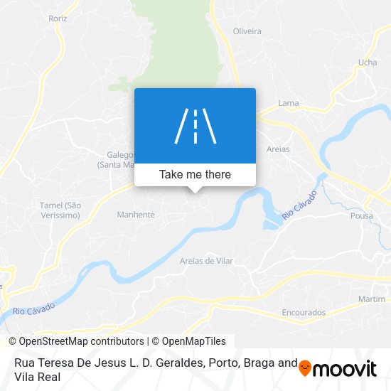 Rua Teresa De Jesus L. D. Geraldes mapa