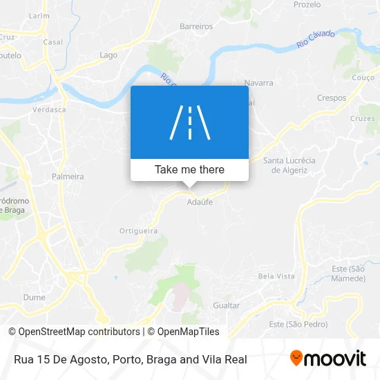 Rua 15 De Agosto map