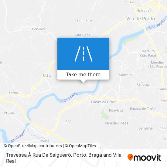 Travessa À Rua De Salgueirô map