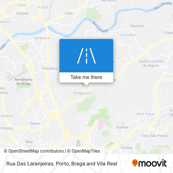 Rua Das Laranjeiras mapa
