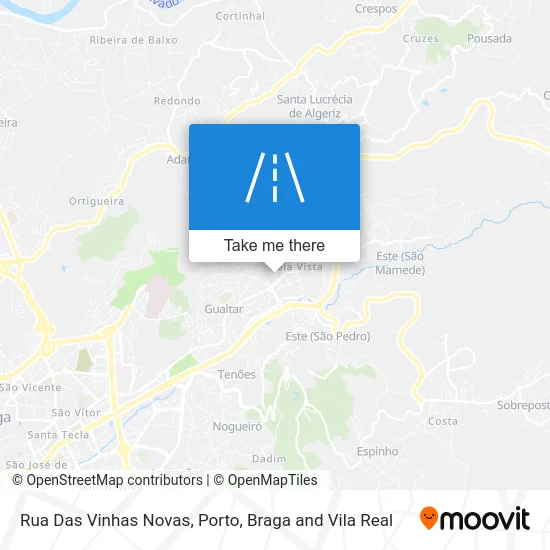 Rua Das Vinhas Novas map
