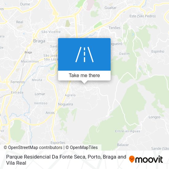 Parque Residencial Da Fonte Seca map