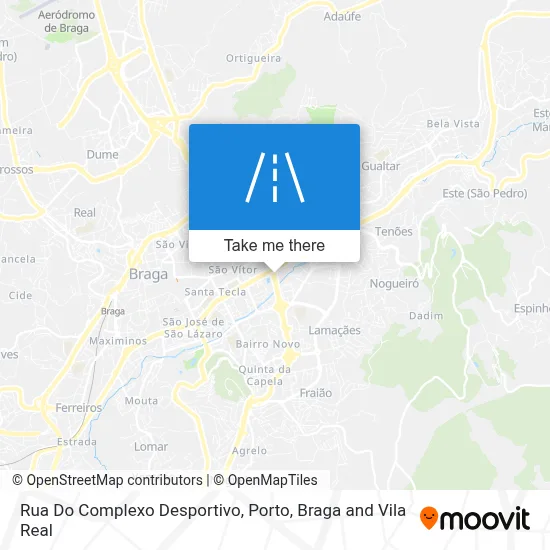 Rua Do Complexo Desportivo map