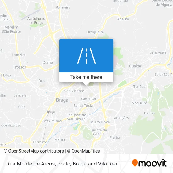 Rua Monte De Arcos map