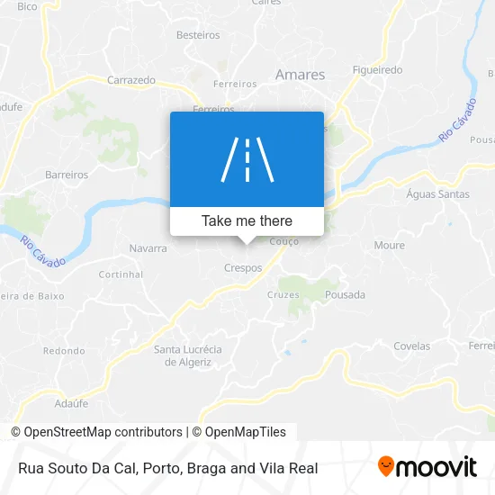 Rua Souto Da Cal map