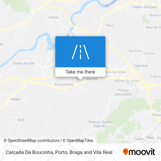 Calçada Da Boucinha mapa