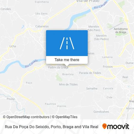 Rua Da Poça Do Seixido map