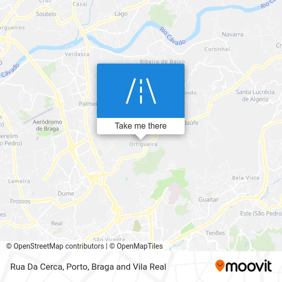 Rua Da Cerca map