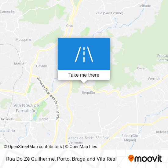 Rua Do Zé Guilherme mapa