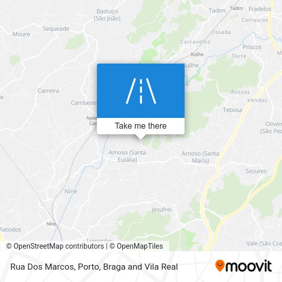 Rua Dos Marcos mapa