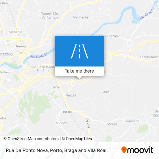 Rua Da Ponte Nova map