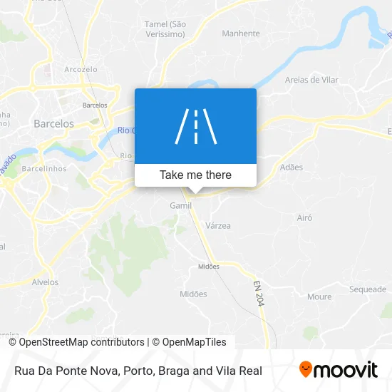 Rua Da Ponte Nova map