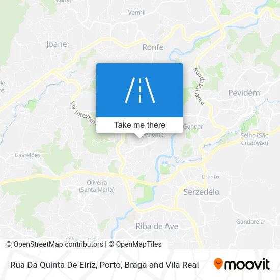 Rua Da Quinta De Eiriz map